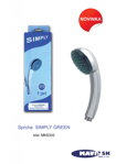 Sprcha Simply Green