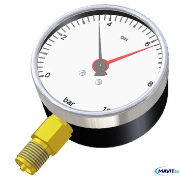 Manometer spodný 