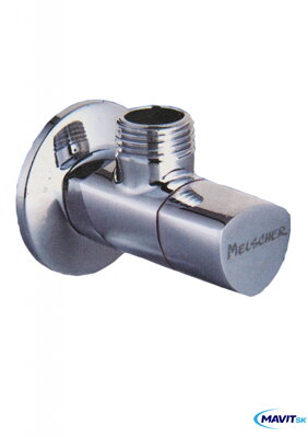 Guľový ventil  rohový  1/2&quot;x3/8&quot; MELSCHER 