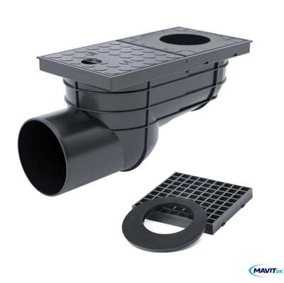 Vpusť kanal.odpad  KV110 BOČNÁ-STYRON