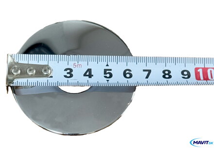 Ružica plochá nerez leštená