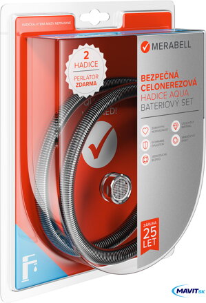 Batériové hadičky SET s perlátorom