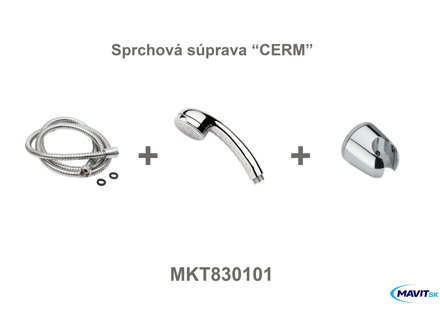 Súprava sprchová KOV NATAH.+  "CERM"