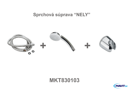 Súprava sprchová KOV NATAH.+ "NELY"