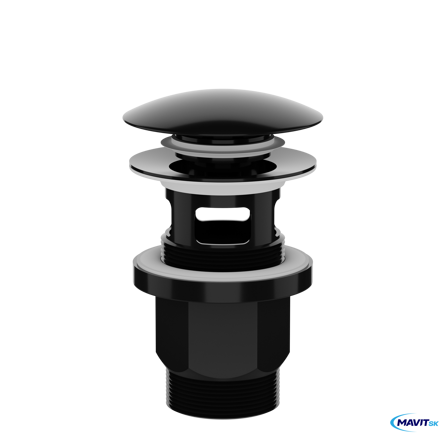 Pileta Click-clack PLAST-BLACK-velky