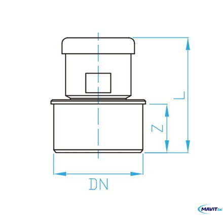 Hlavica Privzdušňovacia ABS- APH 40-PB