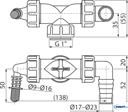 Kolienko k sif. BIELE DVOJ.MAT- G1 sp.klap.40/32