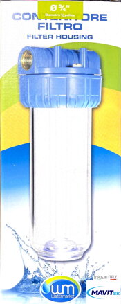 Filter na vodu 10"-3/4" závit+klúč+držiak