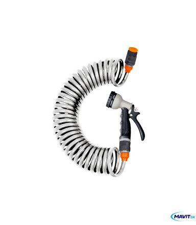 Hadica z. SPIRALA+PISTOL PLAST 10m SPIDO