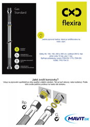 Flexira Standard -plynové hadice