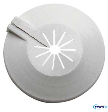 Krytka radiátorová  3/8&quot;x1/2&quot;  BIELA 