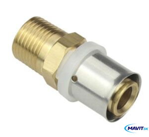 PEX spojka VOZ lisovacia 16x3/4&quot;