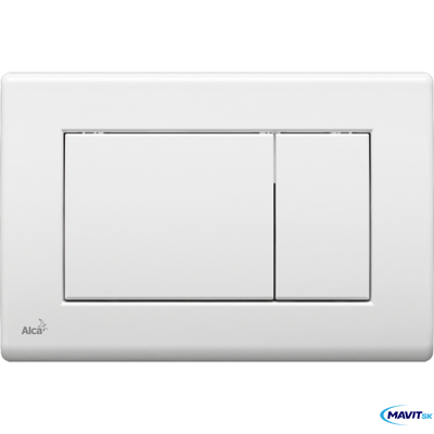 Tlačítko-biele-WC   systém M 270 HRANATE