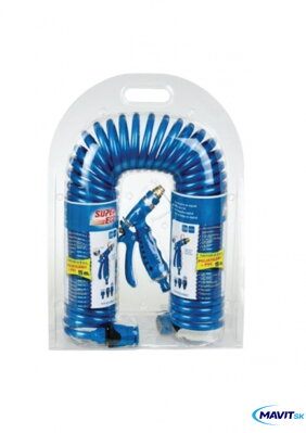 Hadica z. SPIRALA+PISTOL KOV 15m  SET MODRY