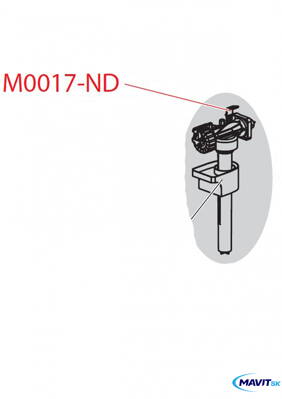 A100 -  M17 držiak plaváku