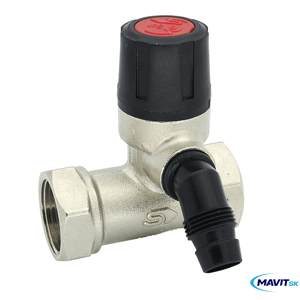 Ventil poist.3/4"MYJAVA TE2852.1- Do 8bar červeny