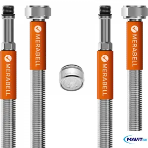 Batériové hadičky SET G3/8"- M10x1 s perlátorom
