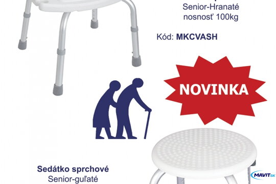 Nové senior stoličky do sprchy